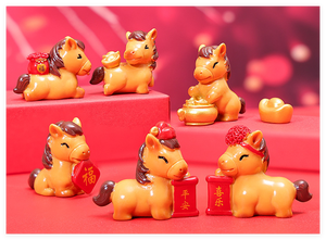 12 <span class=keywords><strong>ราศี</strong></span>จีนหลากสีสัน กระต่าย ตัวตลก ม้า คนรักช้าง งู มังกร ลิง หนู <span class=keywords><strong>วัว</strong></span> เสือ แกะ สุนัข หมู ไก่ ทำจากเรซิ่น - Product Image 5