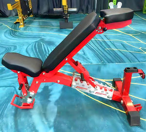 Alat Olahraga Gym Rumahan 3 in 1, Bangku Angkat Beban Logam yang Dapat Disesuaikan untuk Latihan Kekuatan Bench Press - Product Image 3