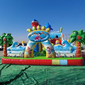 บ้านเด้งเป่าลมสำหรับเด็กขนาดใหญ่ใช้ในงานเทศกาล/งานคาร์นิวัลเชิงพาณิชย์ขนาด14x7ม. - Product Image 3