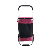 Chariot de supermarché à design personnalisé de voyage en plein air chariot pliable en aluminium portable bagage à main camion Vente en gros