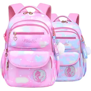 Amiqi HL-6608 Wholesale Baby Kids Pink Bags For Primary School New Trendy School Bags Backpack For Girl