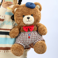 Adorable ours en peluche marron mère et fils, jouets pour enfants, vente en gros, usine de jouets en peluche