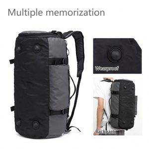High Quality Large Capacity Men Leisure Sports Backpack Designer Fitness Weekender Overnight <b>Waterproof</b> Duffle Duffel Travel <b>Bag</b> - Product Image 5