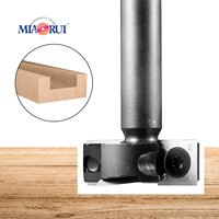 Miaorui 12.7*38.1 * 61L *(2 + 2)T Face End Mill Fraise En Acier À Grande Vitesse Insert-Style CNC Spoilboard Surfaçage Routeur Bit