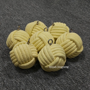 Pyro Dance Fire Spinning Fire Performance Prop Fire Poi Meteor Rope Dart Pure Kevlar Eyebolt Core 5*5 Large Monkey Fist Wick - Product Image 6