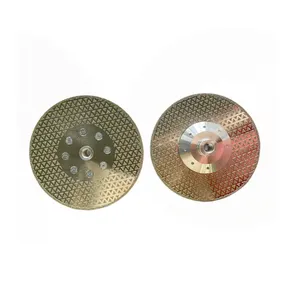 Midstar 5" Two-sided Electroplated Diamond Coated Cutting Disc Saw Blade Stone Grinding Wheel Thread