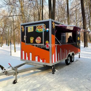 Remolques de Comida para Eventos, Camionetas de Comida Totalmente Equipadas, Carritos Móviles de Helados - Product Image 6