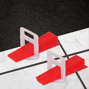 Hot Selling Customized Color Tile Spacer Tile Clips Factory Tile Leveling System Clips 2.0mm