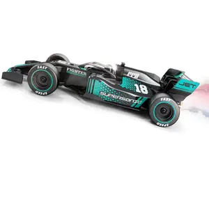 Chargeable New 1:18 High Speed Drift F1 Car With Mist Spray & Light,Fast Remote Control Racing Car,Electric Toy Vehicle for Kids