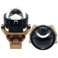 Projecteur de phare bi-LED laser WD003 65W à double faisceau (phares de croisement et de route) universel pour la rénovation automobile