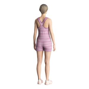 OEM Combinaison moulante une pièce en latex pour femme, style Playsuit, Romper, Bodysuit, Shapewear, Fitness, Poster Girl - Product Image 6