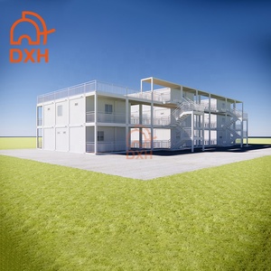 Casa Contenedor Prefabricada Desmontable Personalizada con Estructura de Acero y Paneles Sándwich para Biblioteca, Dormitorio, Oficina, Escuela, Aula - Product Image 2
