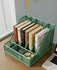 Étagère à livres multifonctionnelle en métal de haute qualité à prix avantageux pour bibliothèque, école, bureau, appartement, maison - Product Image 1