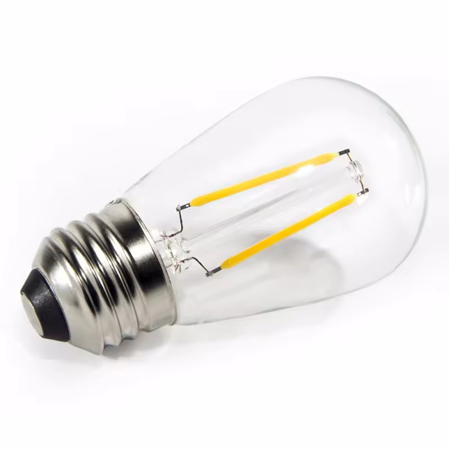 Vintage S14 Edison LED Filament Bulb AC Various Bases (E27/E14/B22) for Residential Decorative Use 2200K-6500K Temptation