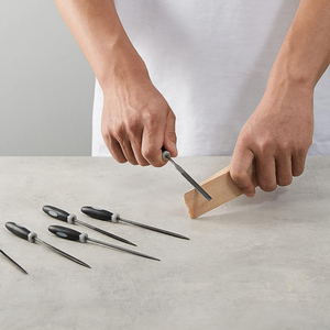 5-mảnh 8-inch Mini rasp tam giác thép tập tin thiết lập cứng hợp kim tròn DIY lớp vòng tập tin - Product Image 4