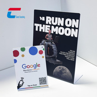 Soporte de PVC para Carteles de Mesa con Impresión Personalizada Premium, con Chip NFC Ntag13 Ntag215 Ntag216