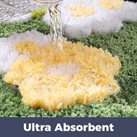 Chinesische Herstellung Moderner 3D-Blumen-Ästhetik-Plüsch-Bodendekor-Teppich Weicher Mikrofaser-Tufting-Teppich Wohnzimmermatten