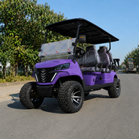 Voiturette de golf électrique haut de gamme UCB-DH-14 6 places, buggy passager haute performance pour parcours de golf, complexe hôtelier et transport professionnel