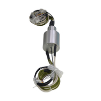 Anillo Colector Óptico Eléctrico Combinado de Alta Precisión, 82 mm de Diámetro Exterior, 1 Canal de Fibra Óptica para Plataformas de Perforación Marítima