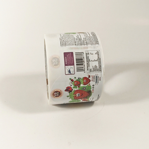 Étiquette autocollante universelle personnalisée, texte multilingue personnalisable, design de style international et logo personnalisé - Product Image 1