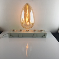 Edison ampoule LED en forme de balle ambre 2W4W 220-240V E27 ampoule vintage à filament doux lumière décorative