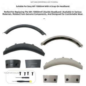 Correa de Repuesto para Auriculares Sony WH-1000XM4, Piel de Cordero Premium/Cuero Proteico, Espuma Transpirable, Auriculares Supraaurales - Product Image 6