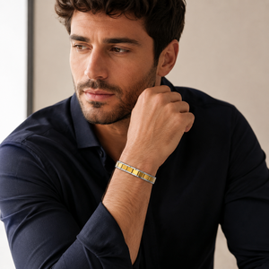 Italian Link Charms <b>Bracelet</b> Fashion <b>Bangles</b> Stainless Steel <b>Bracelet</b> Italian Charm <b>Bracelets</b> 18k Gold Plated Charms <b>Bracelets</b> - Product Image 2
