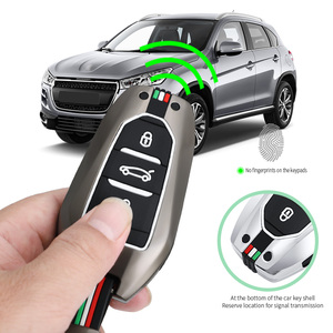 <span class=keywords><strong>Coque</strong></span> <span class=keywords><strong>de</strong></span> protection pour clé <span class=keywords><strong>de</strong></span> voiture intelligente en métal pour Peugeot 308 408 508 2008 3008 4008 5008 Citroën C4 C4L C6 C3-XR Picasso <span class=keywords><strong>DS3</strong></span> DS4 DS5 - Product Image 5