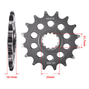 Offre Spéciale 520-16T moto avant manganèse chrome titane forgeage pignon pour Yamaha FZ6 XJ6 SP XJ6 ABS FZ-6R <span class=keywords><strong>FZ1</strong></span> - Product Image 1
