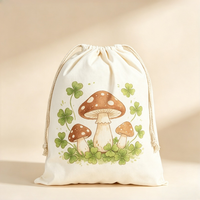 Pochettes cadeaux en toile naturelle imprimées sur mesure, sacs de rangement multi-usages pour petits articles, vente en gros