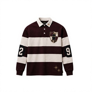 Men's Short Sleeve Solid Knitted Shirt with Embroidered Crest <b>Stars</b> <b>Design</b> Preppy Style Regular Fit 100% Cotton Formal - Product Image 4