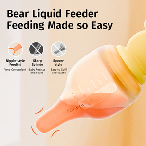 Seringue d'Injection Orale pour Bébé Nouveau-né FOPPEN 0-12 Mois Sans BPA Débit Moyen Anti-Étouffement pour Médicaments Liquides - Product Image 3