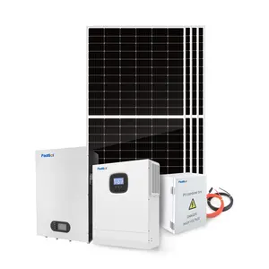 Ensemble complet de système d'énergie solaire 5000w kit de panneau solaire maison système solaire 5KW système d'énergie solaire hors réseau