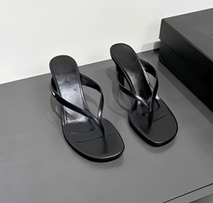 French-style minimalist luxury <b>platform</b> sexy lady's dress shoes with <b>open</b>-<b>toe</b> leather <b>heels</b> for formal events - Product Image 3