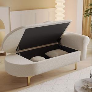 Sofá cama de toffee individual europeo para apartamento pequeño, diseño de concubina imperial mejorado, función reclinable, <span class=keywords><strong>Mini</strong></span> esponja para ropa - Product Image 1
