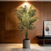 Fabriqué en Chine, prix de gros bon marché, palmiers artificiels décoratifs de 7 pieds de haut, plante pour la maison, décoration de bureau, palmier artificiel