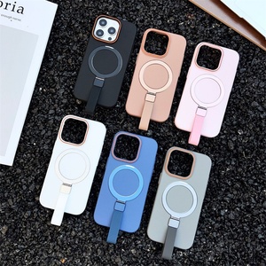 เคสโทรศัพท์แบบมีสายคล้องพร้อมขายึดแม่เหล็กแบบใหม่ปี 2025 สำหรับ iPhone 12 13 14 15 16 Promax ฝาครอบป้องกันปุ่มโลหะ - Product Image 2