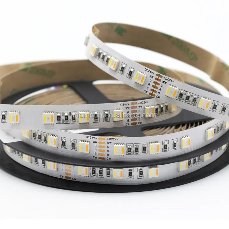 popular 24v led stripe epistar 5050 rgbcct 5in1 led strip light rgbww