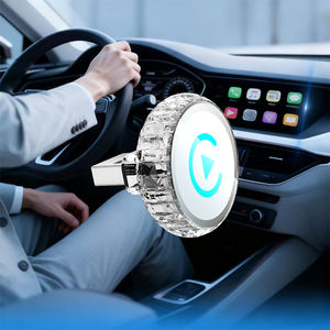 Nouvel adaptateur sans fil CarPlay Android Auto 2 en 1 avec design de port USB, adaptateur sans fil CarPlay portable de type C - Product Image 1