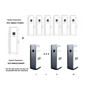 40kwh 30kwh แบบปลั๊กแอนด์เพลย์ทั้งหมดในตัวเดียว50kwh 280ah 560ah 314ah 51.2V แบตเตอรี่48V แบตเตอรี่พลังงานแสงอาทิตย์สำหรับบ้าน - Product Image 3