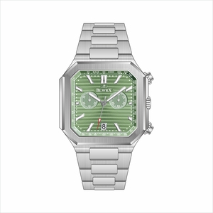 Reloj Multifuncional de Cuarzo con Cronógrafo Cuadrado de Acero Inoxidable 316 de 41 mm - Product Image 4