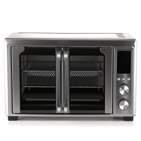 Four électrique RAF 30L 1800W, four à air chaud 6 en 1, four de cuisine avec minuterie, contrôle de la température, porte en verre, cuisson à chaleur uniforme