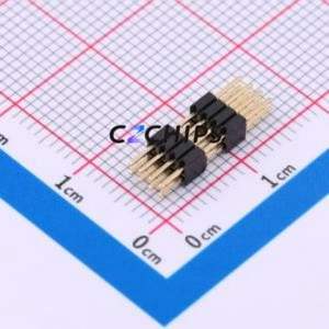 X1322WV-2x04H-C40D30-E80 Pin Header Through hole Component (THT),P=1.27mm Connector 2x4P 1.27mm 1.27mm Pin Header - Product Image 2