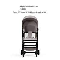 Poussette bébé portable adaptée aux nouveau-nés, avec support dorsal orthopédique, approuvée par les compagnies aériennes, légère, pliable, système de voyage, jusqu'à 3 ans