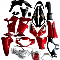 Kit de carénage complet WAVE 125 en plastique ABS, pièces de moto certifiées ISO/E, placement supérieur