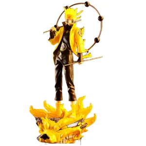 Groothandel Japan Pvc Cosplay Karakter Licht Model Speelgoed Anime Narutos Kakashi Sasuke Actiefiguren