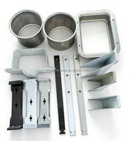 Supports de drainage de toit antirouille, supports de gouttière en aluminium personnalisés de 5 pouces pour les systèmes de gouttières