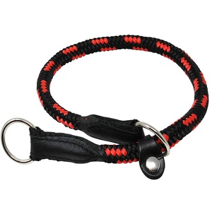 Correa y <span class=keywords><strong>Collar</strong></span> de Nailon Trenzado Resistente de Lujo para Perros, Ajustable, con Logotipo Personalizado - Product Image 5