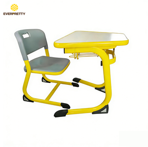 Conjunto de Mesa y Silla Escolar Moderno para Niños con Tablero de Melamina MDF, Conjuntos de Escritorio y Silla para Aula Duraderos y Ecológicos, Garantía de 5 Años - Product Image 4
