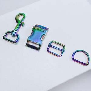 Pcs Metal Swivel Snaps <b>Hooks</b> With D Rings Side Release Buckles Slide Buckle For Purses Lanyard <b>Dog</b> Collars - Product Image 3